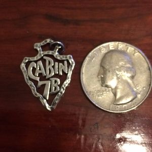 James Avery Arrow Head Cabin 7B Pendant